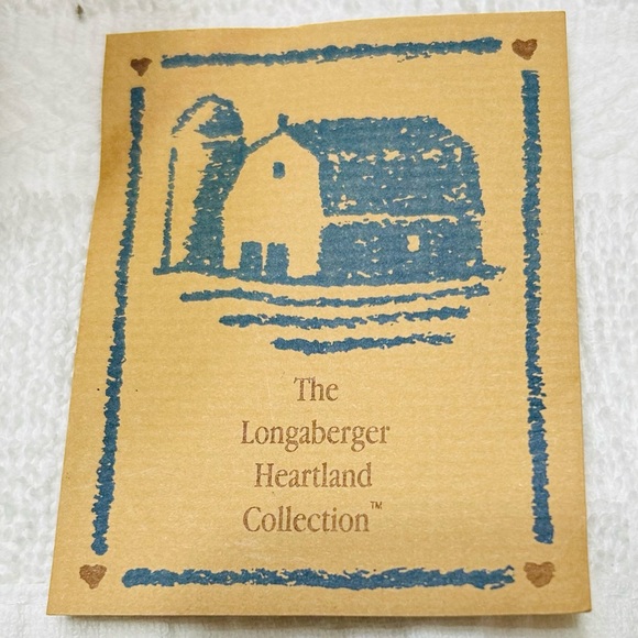 Longaberger Heartland collection basket with green weave. Mint condition. - Picture 7 of 8